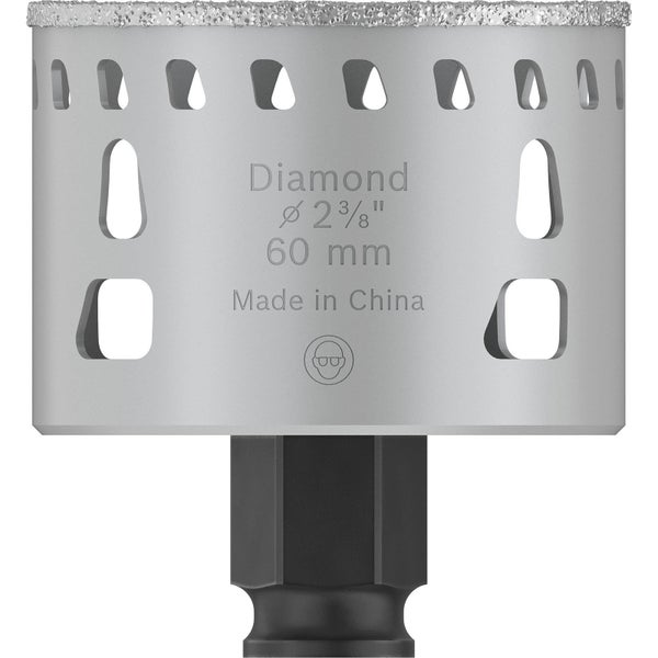 Diamant-Lochsäge mit 60 mm Durchmesser
