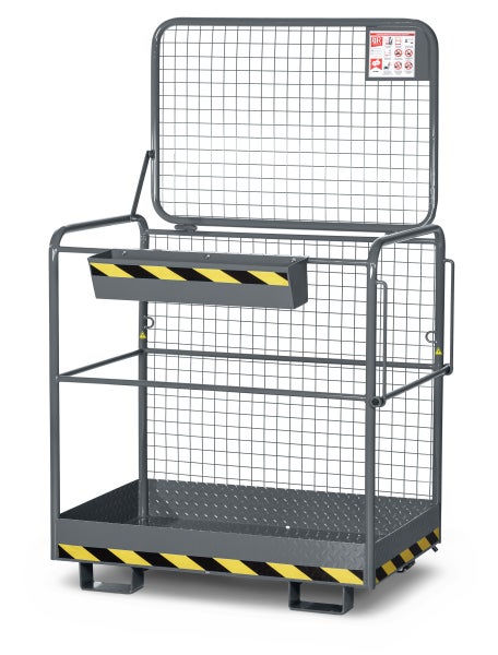 RR Industrietechnik Arbeitskorb Typ RAK-Eco RAL 7005 mausgrau