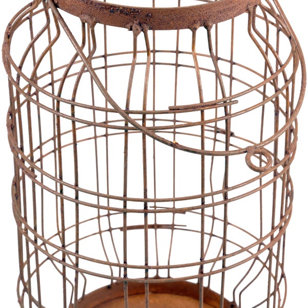 Dekorative Drahtlaterne im Vintage-Stil für den Innenbereich