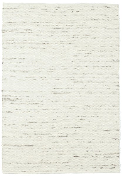 Handgewebter Wollteppich Anden Naturgrau 90x160 cm