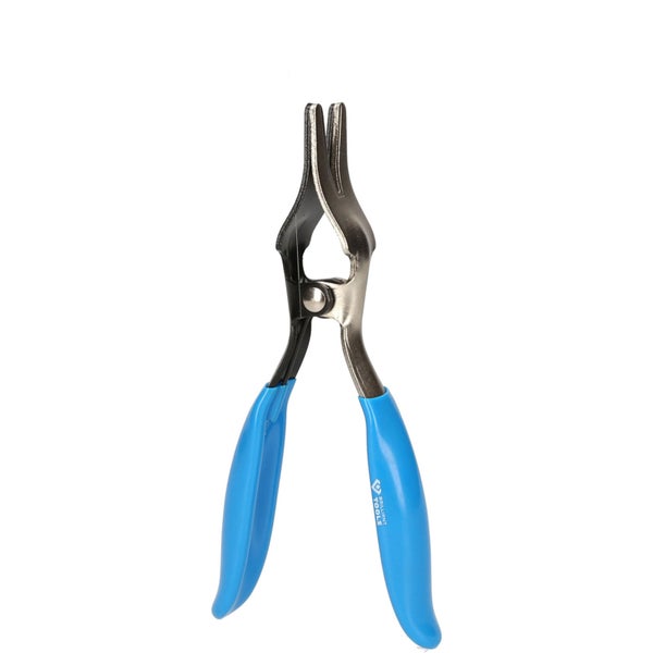 Spreizzange mit blauen Griffen