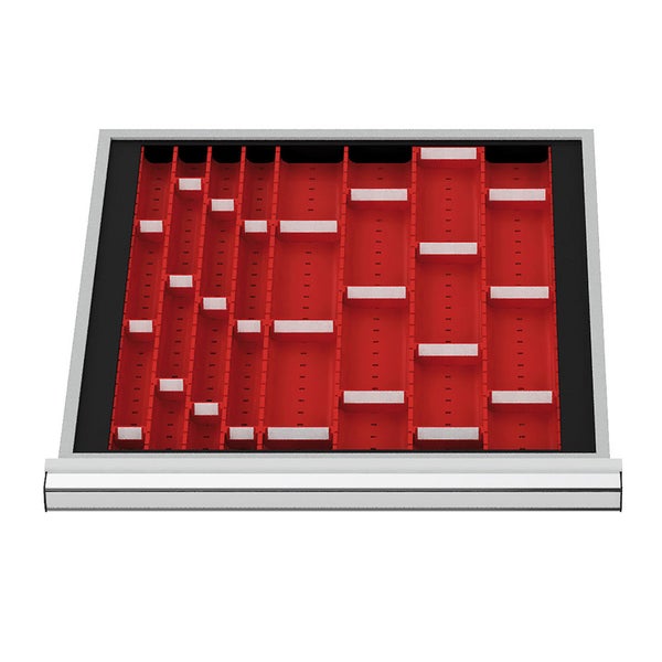WS24 Schubladeneinteilung Muldenplatten BLH 50 mm Innenmaß 500 x 450 mm - WS24-100155