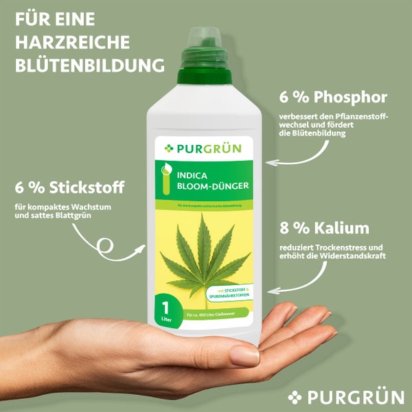 Purgrün Indica-Bloom-Dünger 1 Liter