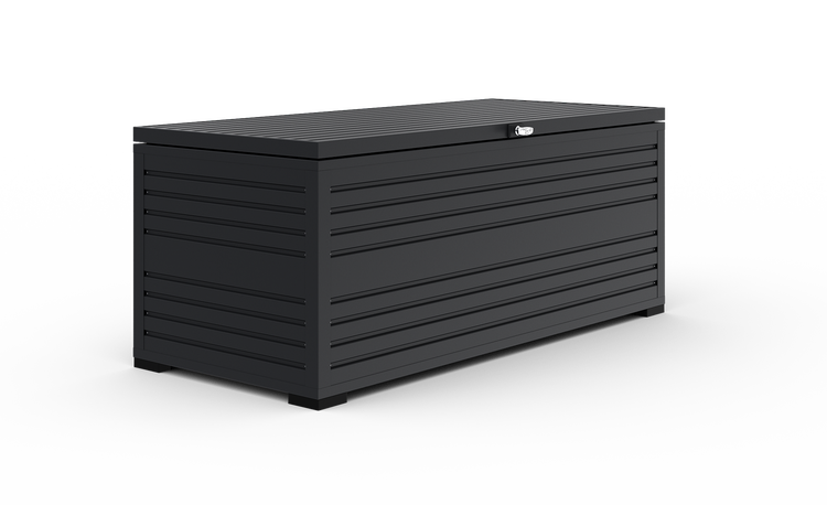 Weide Aluminium Gartenbox: Robuste 284L Aufbewahrungslösung | 100 x 64 x 46 cm