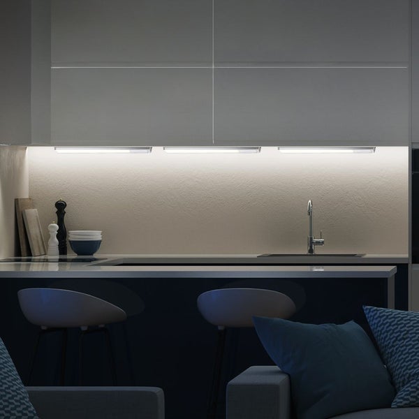LED Unterbauleuchte, silber-titan, LED/10W