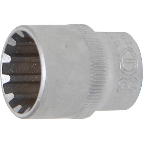 BGS Steckschlüssel-Einsatz Gear Lock Antrieb Innenvierkant 10 mm (3/8) SW 17 mm - 10317