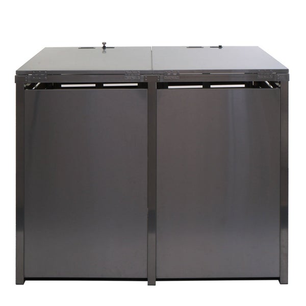 Mülltonnenbox für zwei Mülltonnen