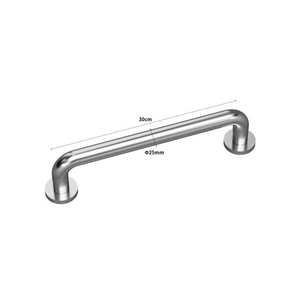 Haltegriff aus Metall, 30 cm lang und 25 mm Durchmesser
