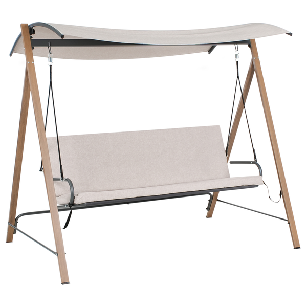 Hollywoodschaukel BONAGIA Metall Beige