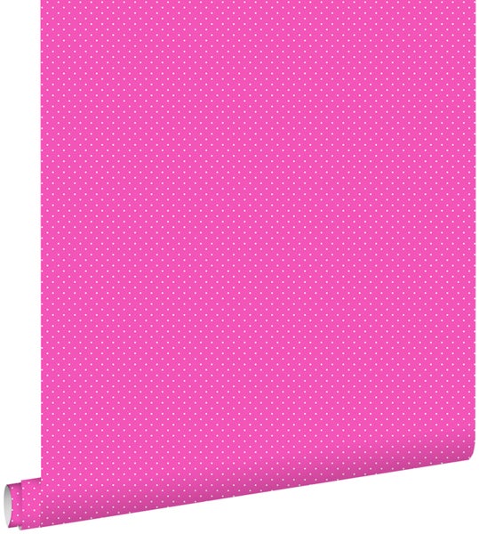 ESTAhome Tapete feine Punkte Rosa - 53 cm x 10,05 m - 137311