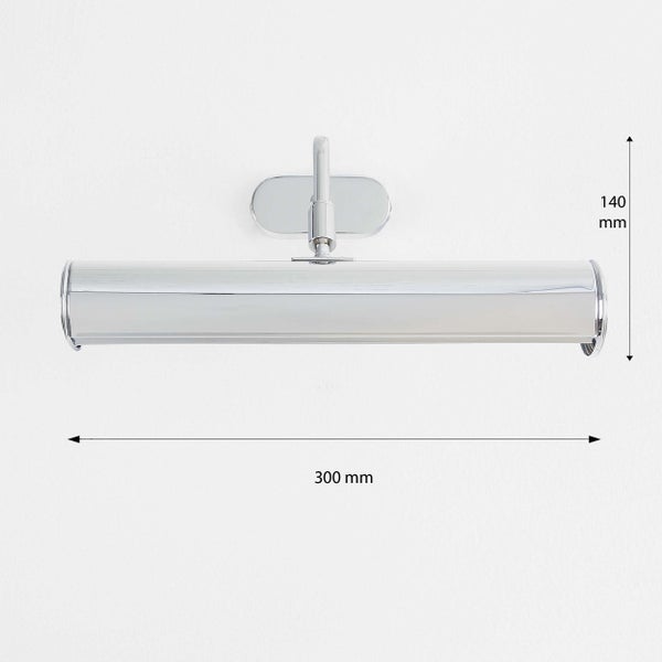 Wandleuchte mit den Maßen 300 mm mal 140 mm