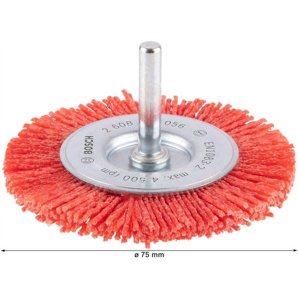 Bürstenaufsatz, circa 75 Millimeter Durchmesser