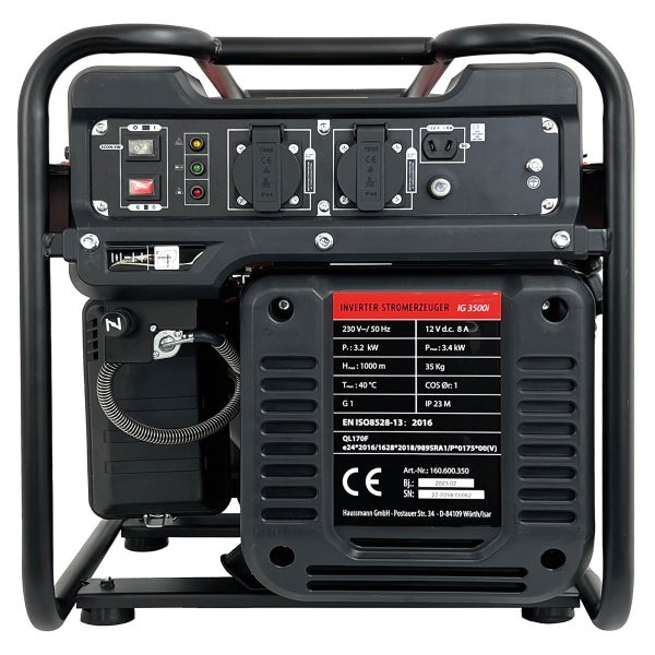 Inverter Stromerzeuger Matrix IG 3500i – Benzin, 3500 Watt, leise, tragbar