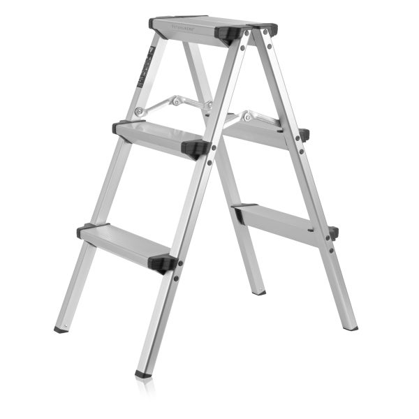 Alu-Trittleiter ALT-150 ST bis 150 kg, 3 Stufen, Standhöhe 72 cm