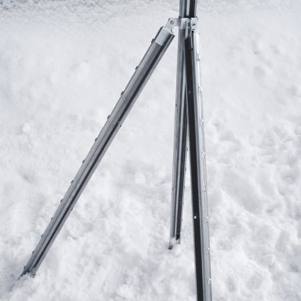 2 Eck-Strebensets für Z-Profil Pfahl Wildzaun Forstzaun