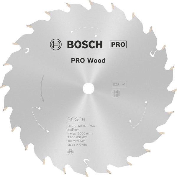 Bosch Pro Holzsägeblatt, 150 Millimeter Durchmesser
