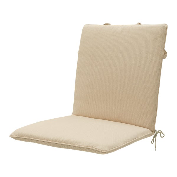 Stuhlauflage Stapelstuhl, Beiges Canvas Eco+ – Ca. 97x49 cm - 4er-Set