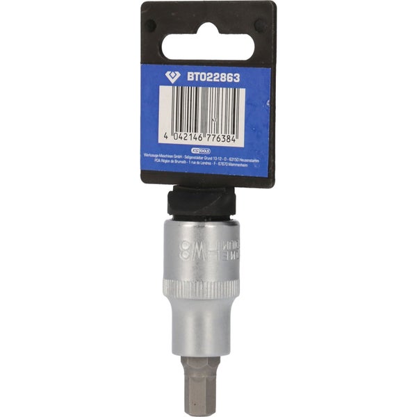 BRILLIANT TOOLS 1/2 Innensechskant Bit-Stecknuss 55 mm lang 8 mm - BT022863