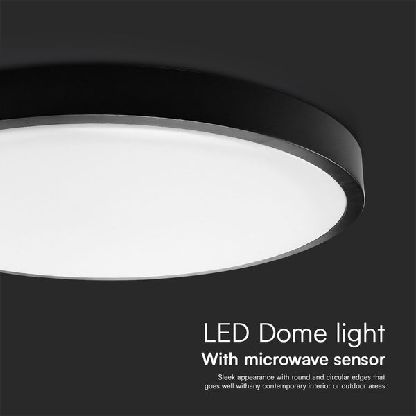 LED-Deckenleuchte mit Mikrowellensensor