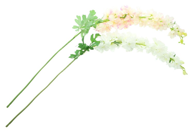 FRANK FLECHTWAREN | Kunstblume Feldrittersporn, 2er Set, KUNSTSTOFF, H: 105 cm