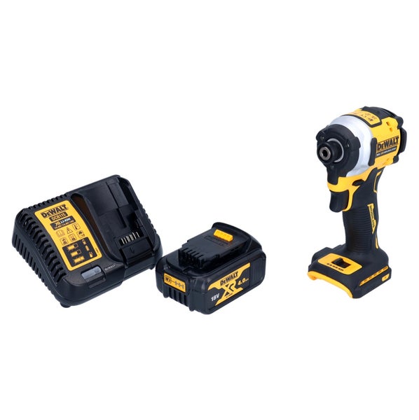 DeWalt Akku-Schlagschrauber Set mit bürstenlosem Schlagschrauber, 18 Volt Akku und Ladegerät.