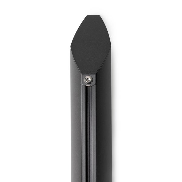 Sonnensegelmast Alu Simple Anthrazit 290 cm Mit Standfuß 75° – multisegel-fähig, robust, höhenverstellbar – Maanta®