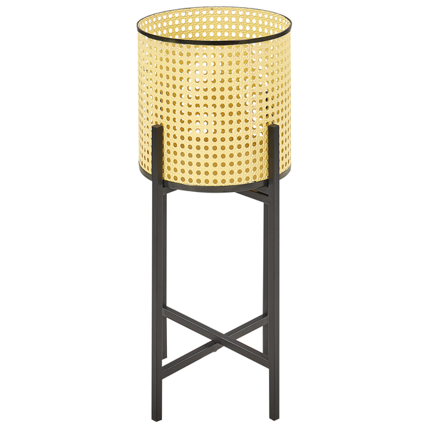 Weißer Adventskalender mit 24 Schubladen, Häusern und Bäumen