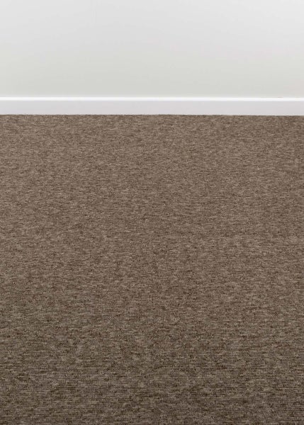 Teppichfliesen braun 50 x 50 cm Selbstliegende Teppichfliesen in Schlingen Qualität ideal für Wohnzimmer und Flur
