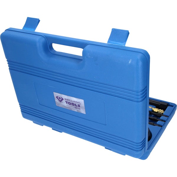 Werkzeugsatz in blauer Aufbewahrungsbox