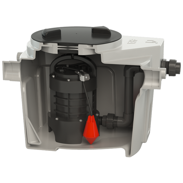 SFA SaniFos 110 Hebeanlage - 11.000 L/Std. - 1500W - Förderhöhe 14 m - Mit integriertem Hebeanlage - Inhalt 110 Liter