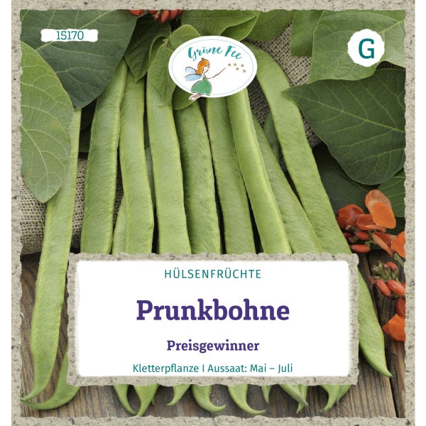 Prunkbohne Preisgewinner Samen von Grüne Fee