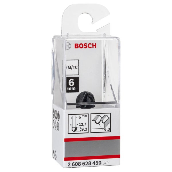 Bosch Logo 6 Millimeter Nutfräser in Verpackung
