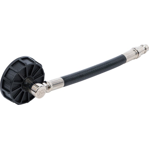 BGS technic Adapter für Ölfüllsystem mit Schlauch und Schnellkupplung