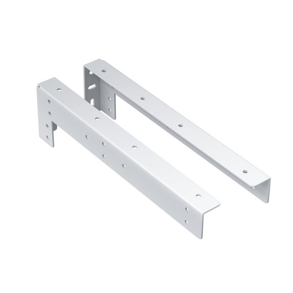 Set aus zwei Wandkonsolen aus Metall zur Montage von Heizkörpern