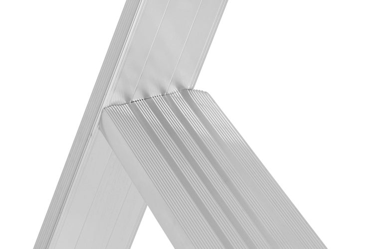 Detail einer Aluminiumleiter