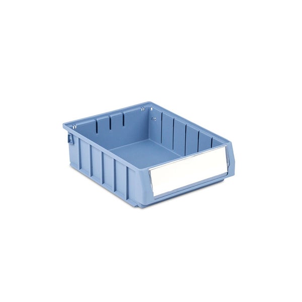 PROREGAL Regalkasten 300 BN Mit Etikett und Schutzhaube HxBxT 9 x 23,4 x 30 cm 4,4 Liter Sichtlagerkasten Sortimentskasten Sortimentsbox Kleinteilebox