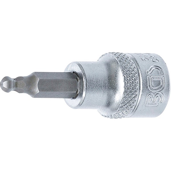 BGS Bit-Einsatz Antrieb Innenvierkant 10 mm (3/8) Innensechskant mit Kugelkopf 4 mm - 5111