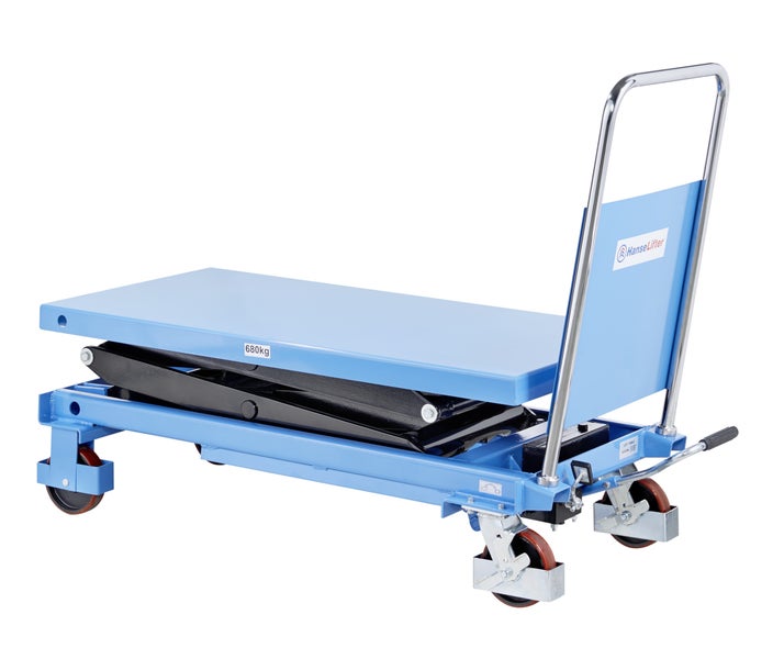 Hubtischwagen mit einer Traglast von 680 Kilogramm
