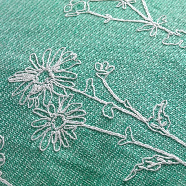 Madelin Dekokissen - Mit Blumenmuster 40x60 cm, Grün