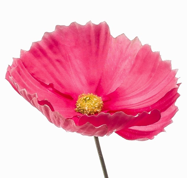 Künstlicher grüner Zweig mit feinen, gefiederten Blättern.