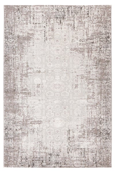 Kurzflor Teppich Isiaka Taupe Modern, Used-Look 80 x 150 cm