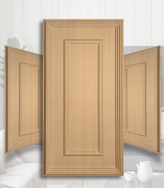 Drei Holzfronten für Möbel