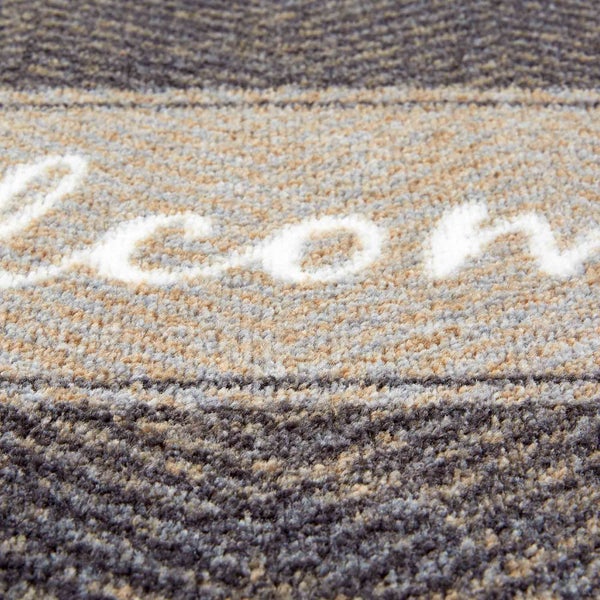 Fußmatte mit Willkommensgruß