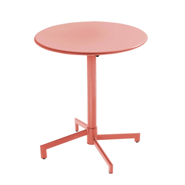 Runder Bistro-Gartentisch mit klappbarer Tischplatte 70 x 72 cm - Oviala