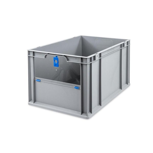 PROREGAL SuperSparSet 3x Eurobox NextGen Insight Cover HxBxT 32 x 40 x 60 65 Liter Hoch/Blau Eurobehälter Transportbox