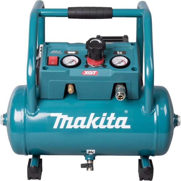 Makita Akku-Kompressor mit Tragegriff und Manometer