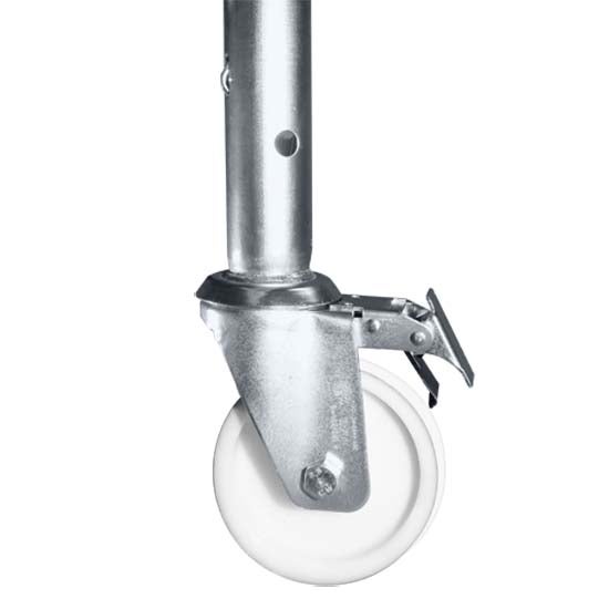 Lenkrolle mit Feststeller für Gerüste