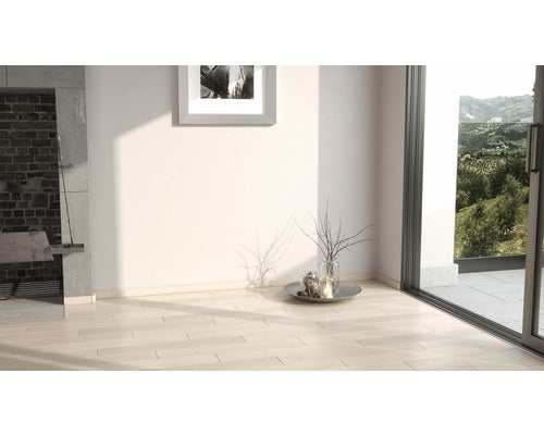 Sockelleiste Skandor Eiche weiß 19x58x2400mm