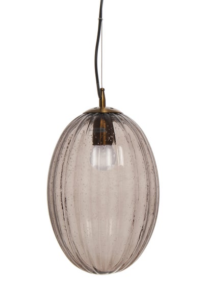 Retro Glas Lampe Hängeleuchte Wohnzimme Hängeleuchte Grau | Wohnzimmer Esszimmer Leuchte