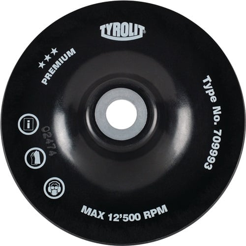 TYROLIT Stützteller Fiberscheiben PAD UNI Ø125 mm M14 hart - 709993